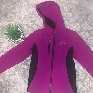 Mountain Xpedition soft shell hooded jacket - fuscia